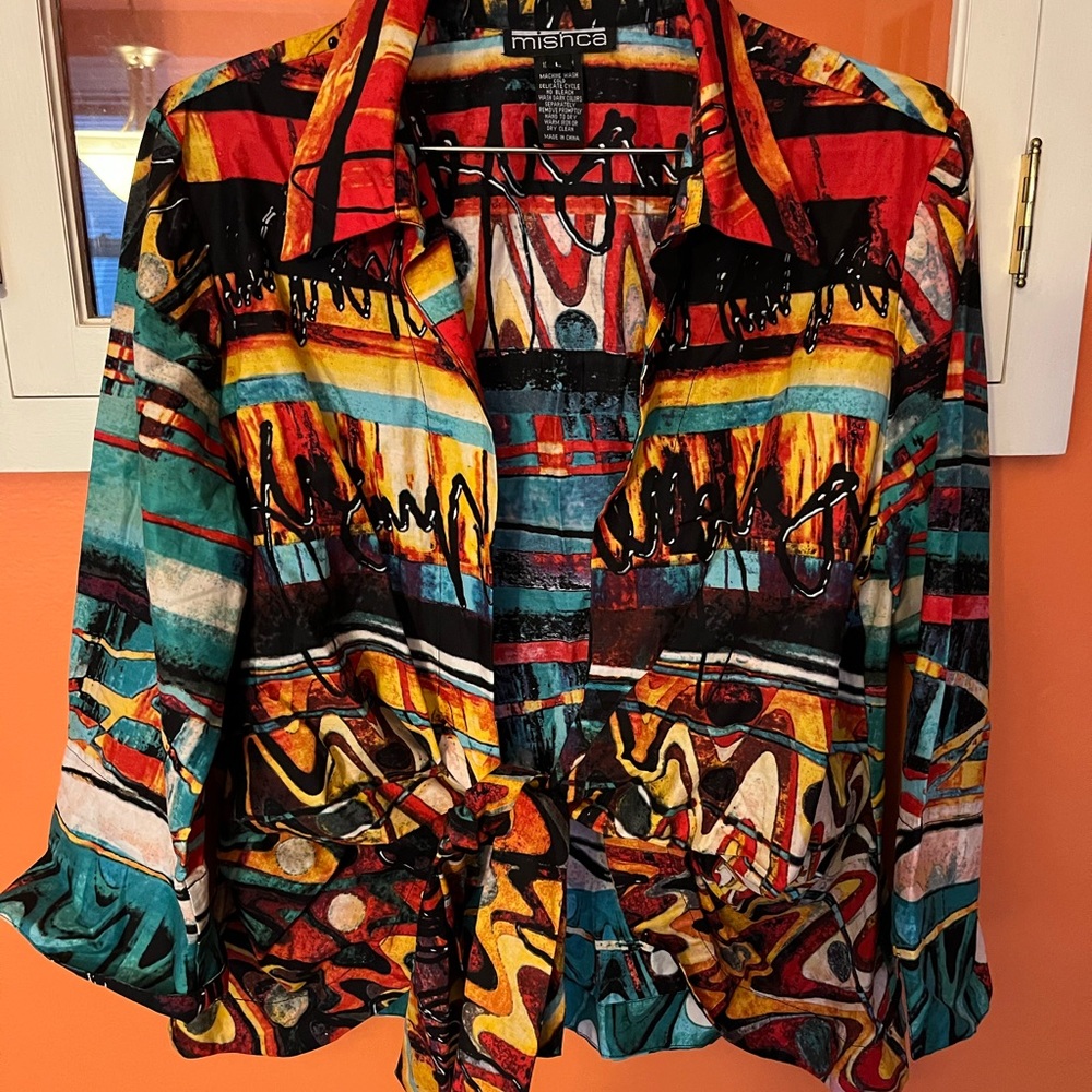 Mischa open top w/ tie